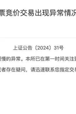 交易系统出现延迟现象,上交所致歉