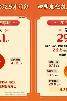 爱奇艺2024年总收入292.3亿元